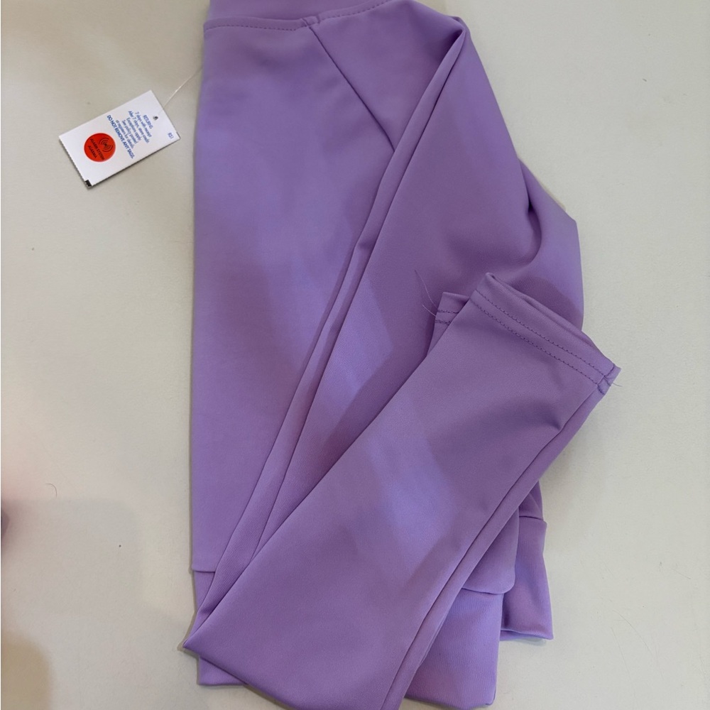 Purple Long sleeve crop top